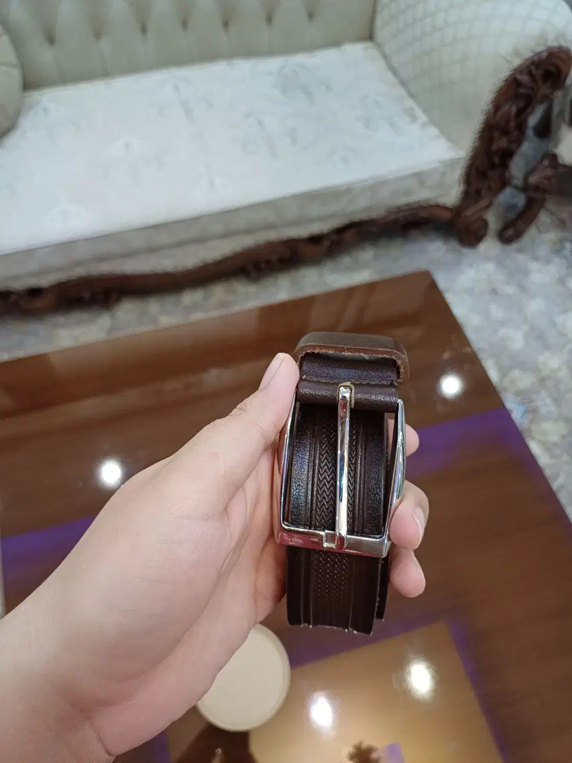 کمربند چرم گاومیش|کیف، کفش، کمربند|اندیشه, اندیشه فاز ۶|دیوار