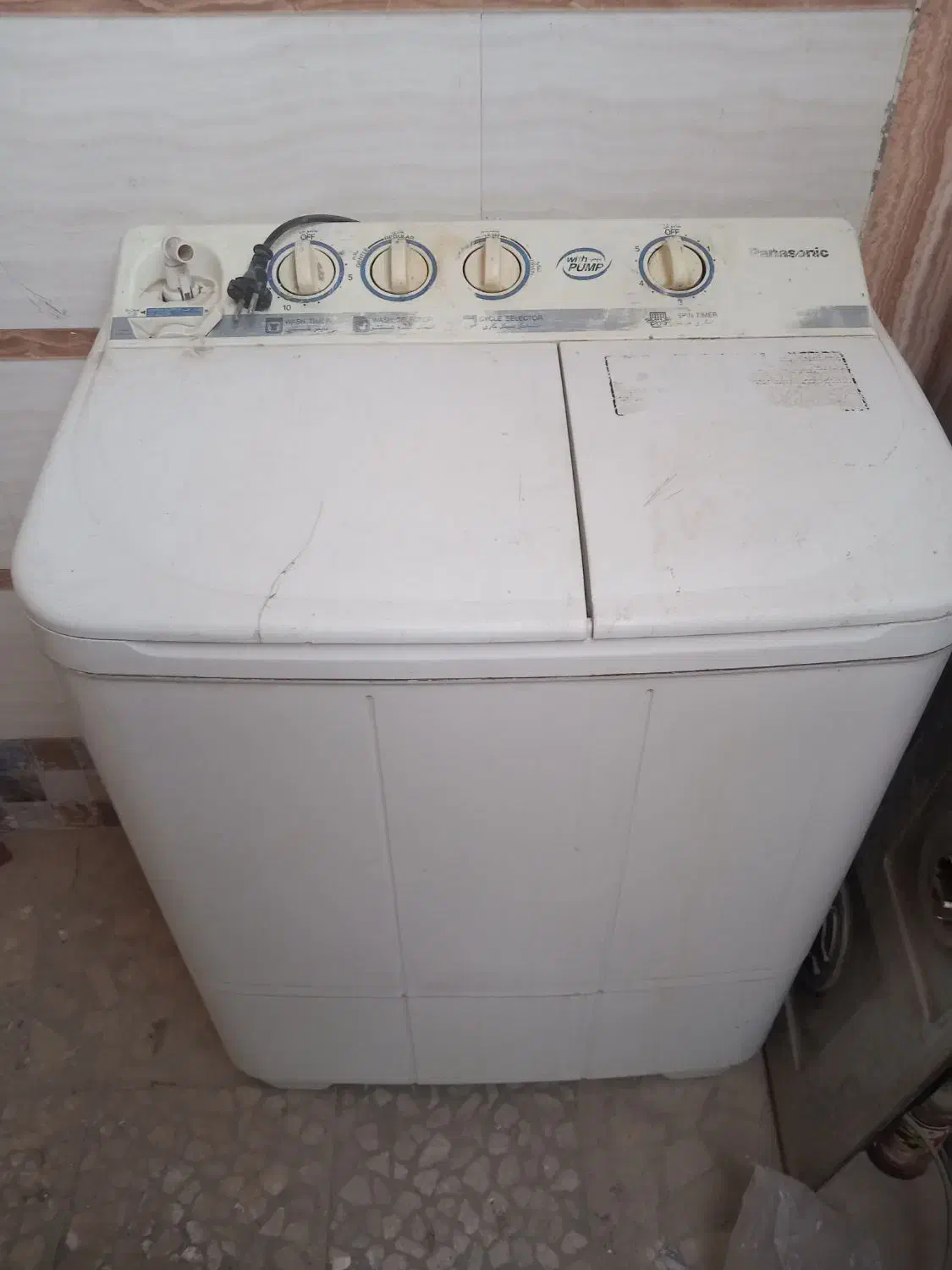 ماشین لباسشویی دوقلو صحیح و سالم|ماشین لباسشویی و خشککن لباس|زابل, |دیوار