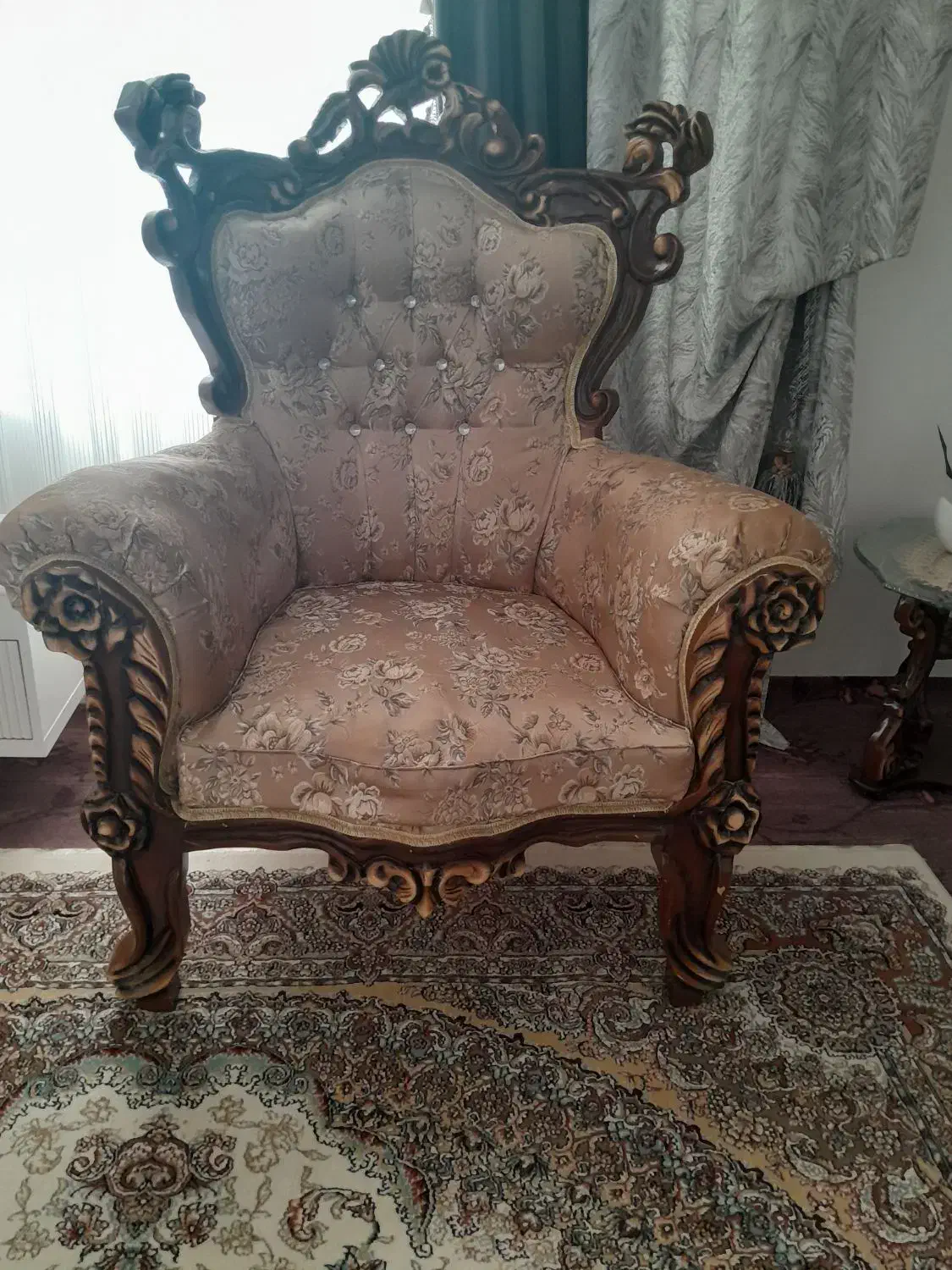 مبل سلطنتی نه نفره درحدنو|مبلمان خانگی و میز عسلی|مرند, |دیوار