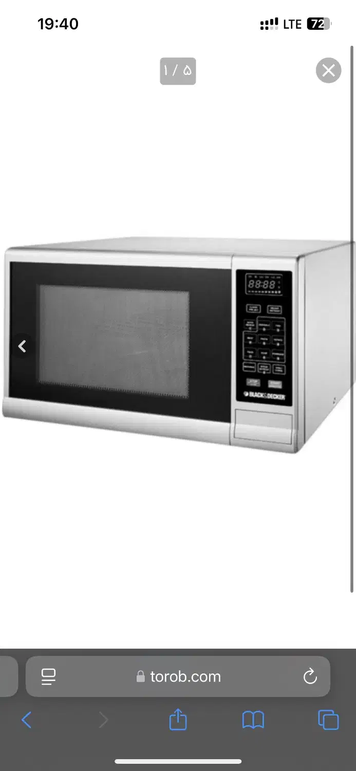 ماکروویو برندبلک اند دکر مدلMZ3000PG ظرفیت ۳۰لیتر|اجاق گاز و لوازم برقی پخت‌وپز|بندرعباس, |دیوار