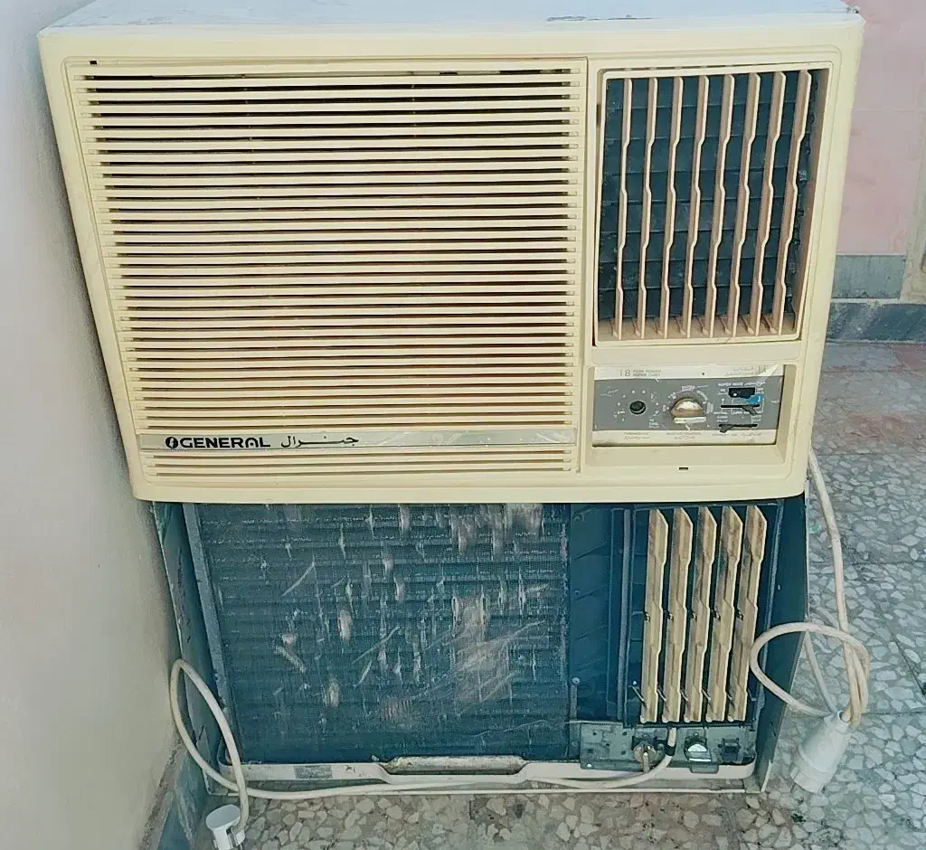 فروش دو عدد کولر گازی اجنرال 18هزار با سرمایش بالا|کولر گازی و فنکوئل|قشم, |دیوار