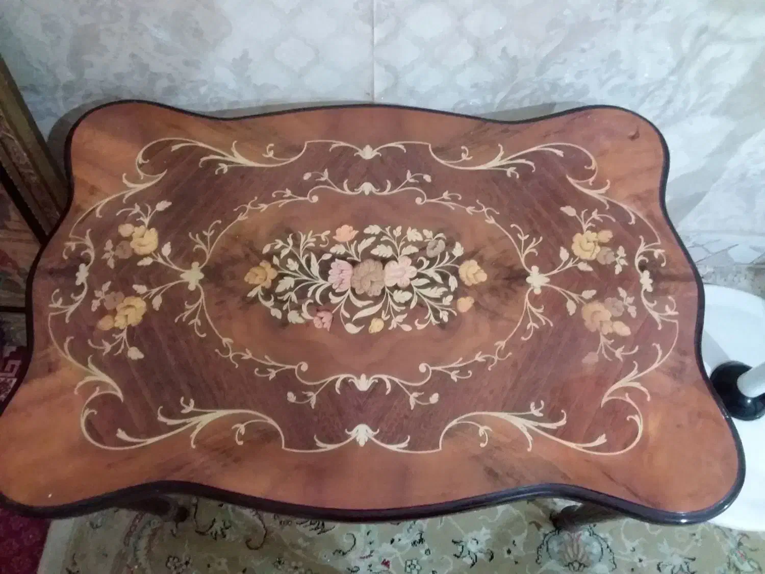 دوتا عسلی منبت کاری مدل پیچی|مبلمان خانگی و میز عسلی|قدس, شهرقدس|دیوار