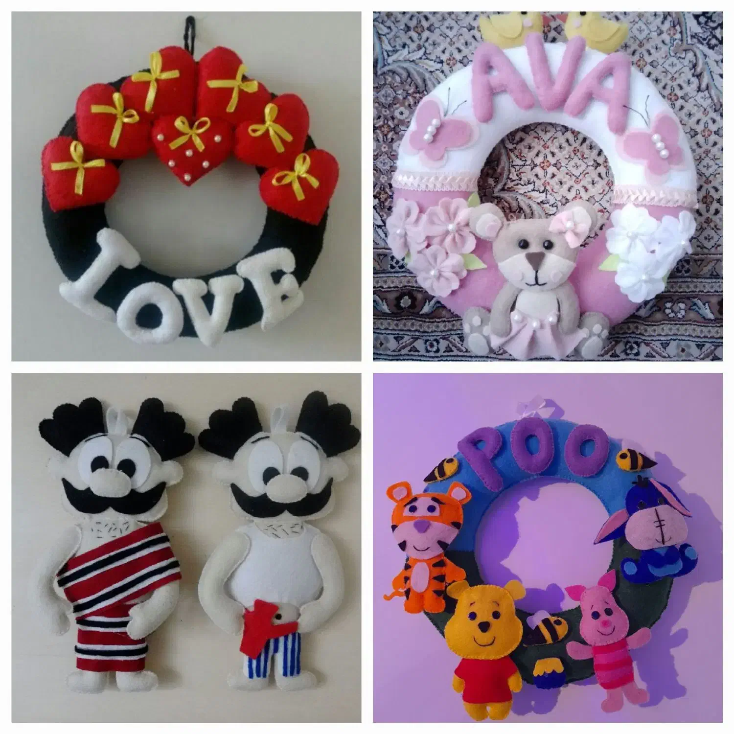 اویزدر های نمدی|صنایع دستی و سایر لوازم تزئینی|اردبیل, |دیوار