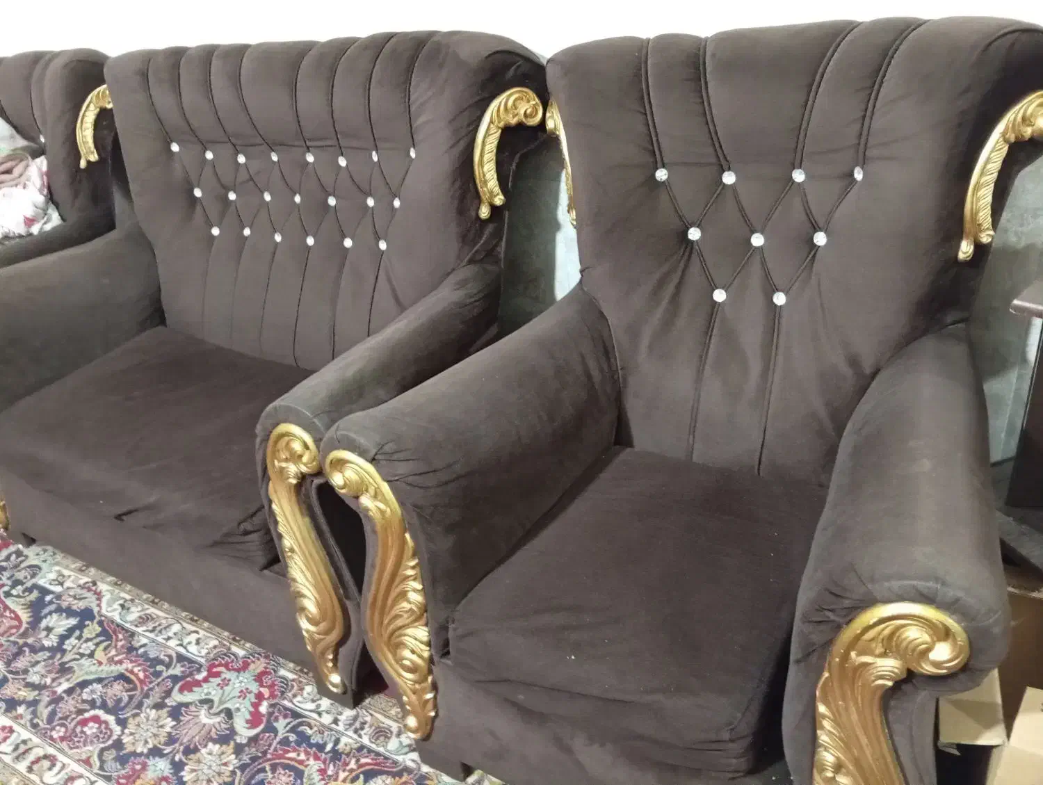 مبل ۹ نفره|مبلمان خانگی و میز عسلی|نیشابور, شهرک رسولی|دیوار