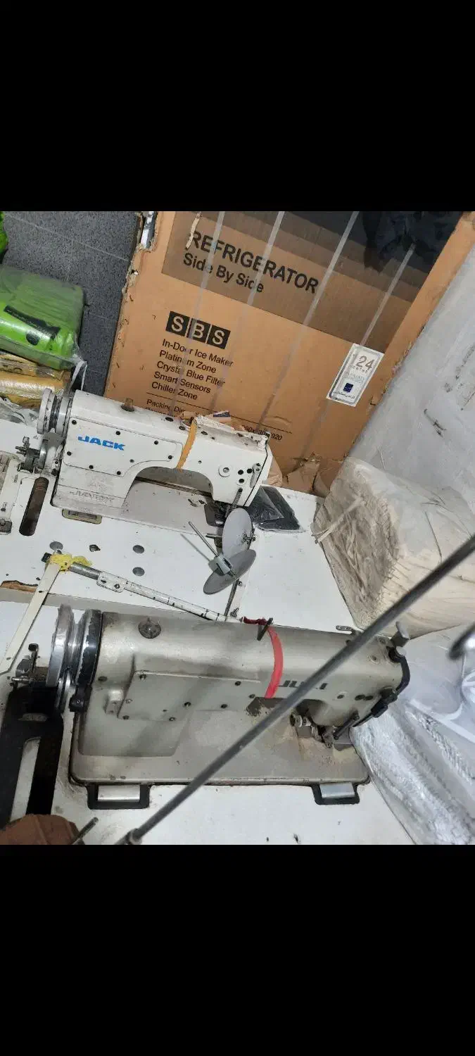 ۲ دستگاه چرخ خیاطی|لوازم خیاطی و بافتنی|باقرشهر, |دیوار