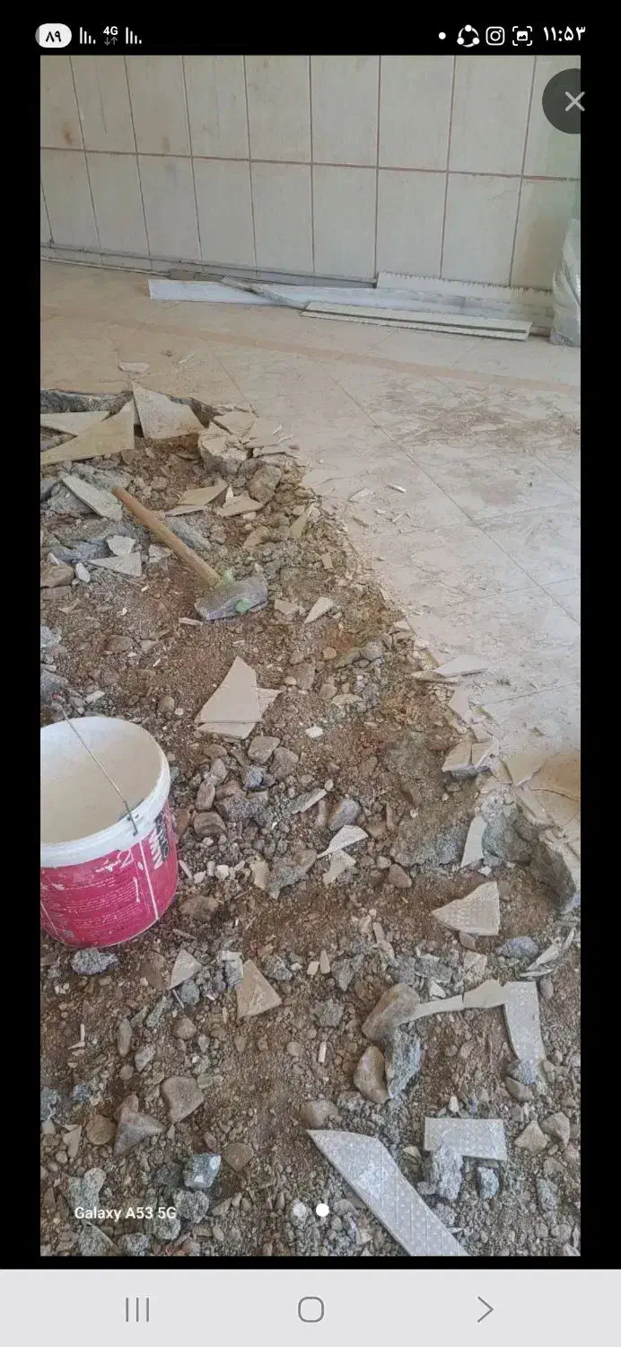 تخریب ساختمان داخلی و آرک اوپن سقف|خدمات پیشه و مهارت|رباط‌کریم, رباط‌کریم|دیوار