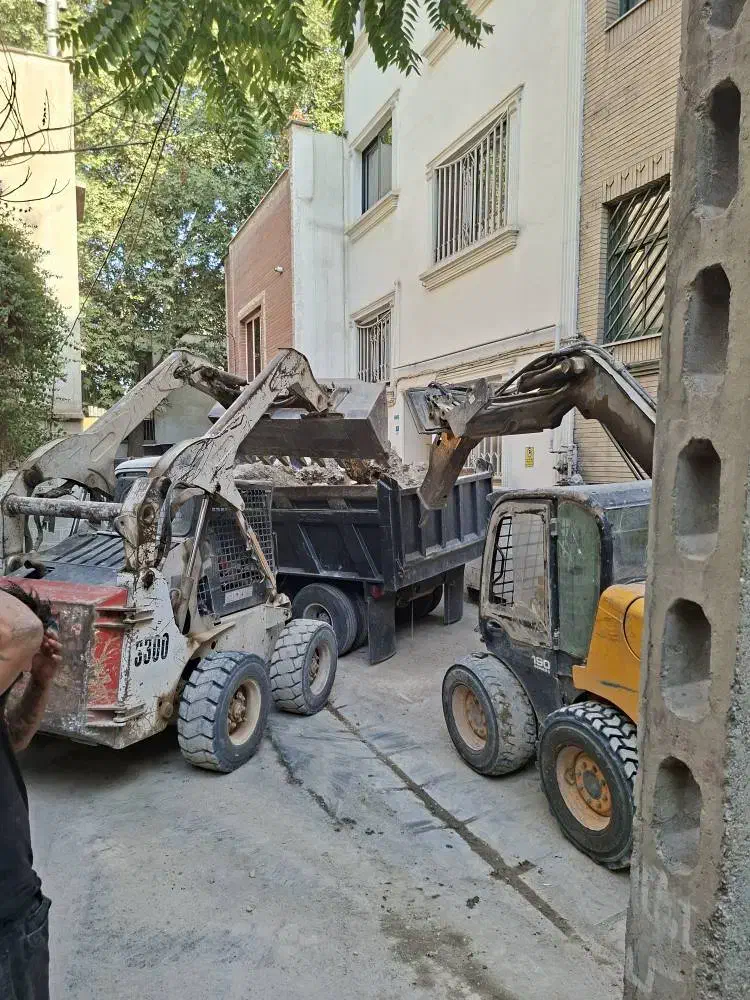 حمل نخاله خاکبرداری با بادسان خاور بابکت نارمک|خدمات حمل و نقل|تهران, پاسداران|دیوار