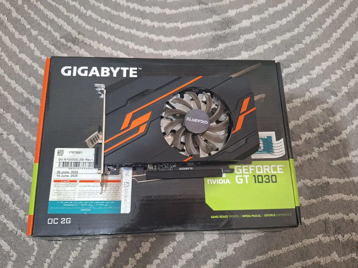 gt 1030 oc gigabyte|قطعات و لوازم جانبی رایانه|تهران, المهدی|دیوار