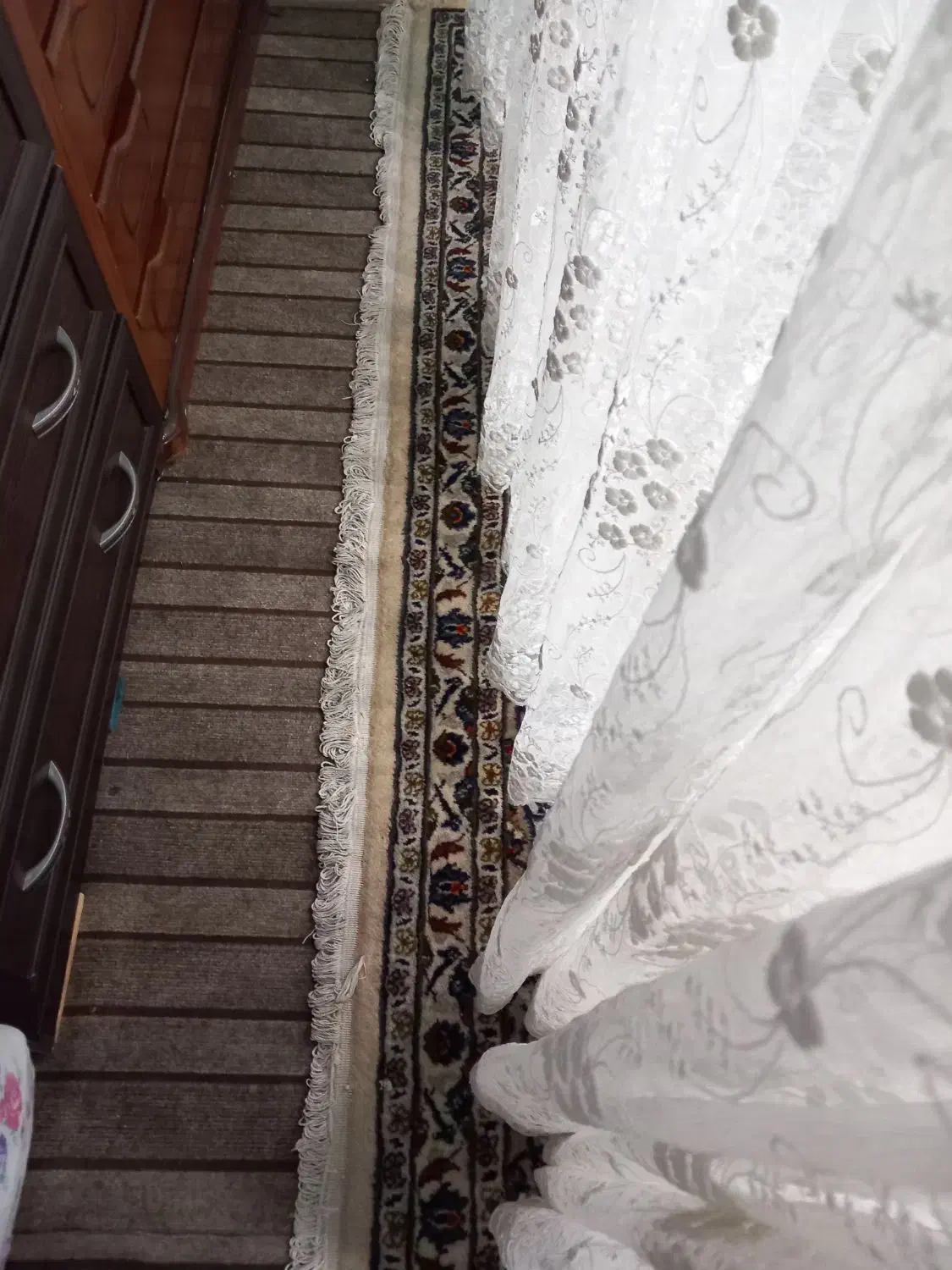 فرش دستبافت ۱۲ متری کرم|فرش|شهریار, شهرک بهاران (ویره)|دیوار