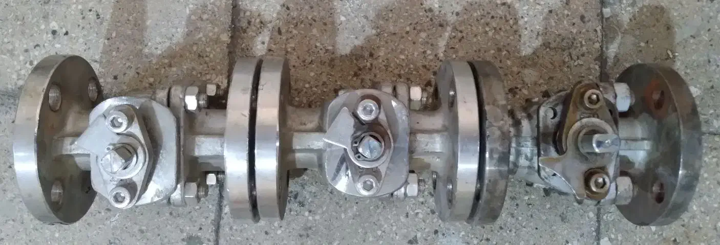 شیر فلکه فلنچی فانچ دار بال ولو اتصالات لوله استیل|ماشینآلات صنعتی|تهران, اتابک|دیوار