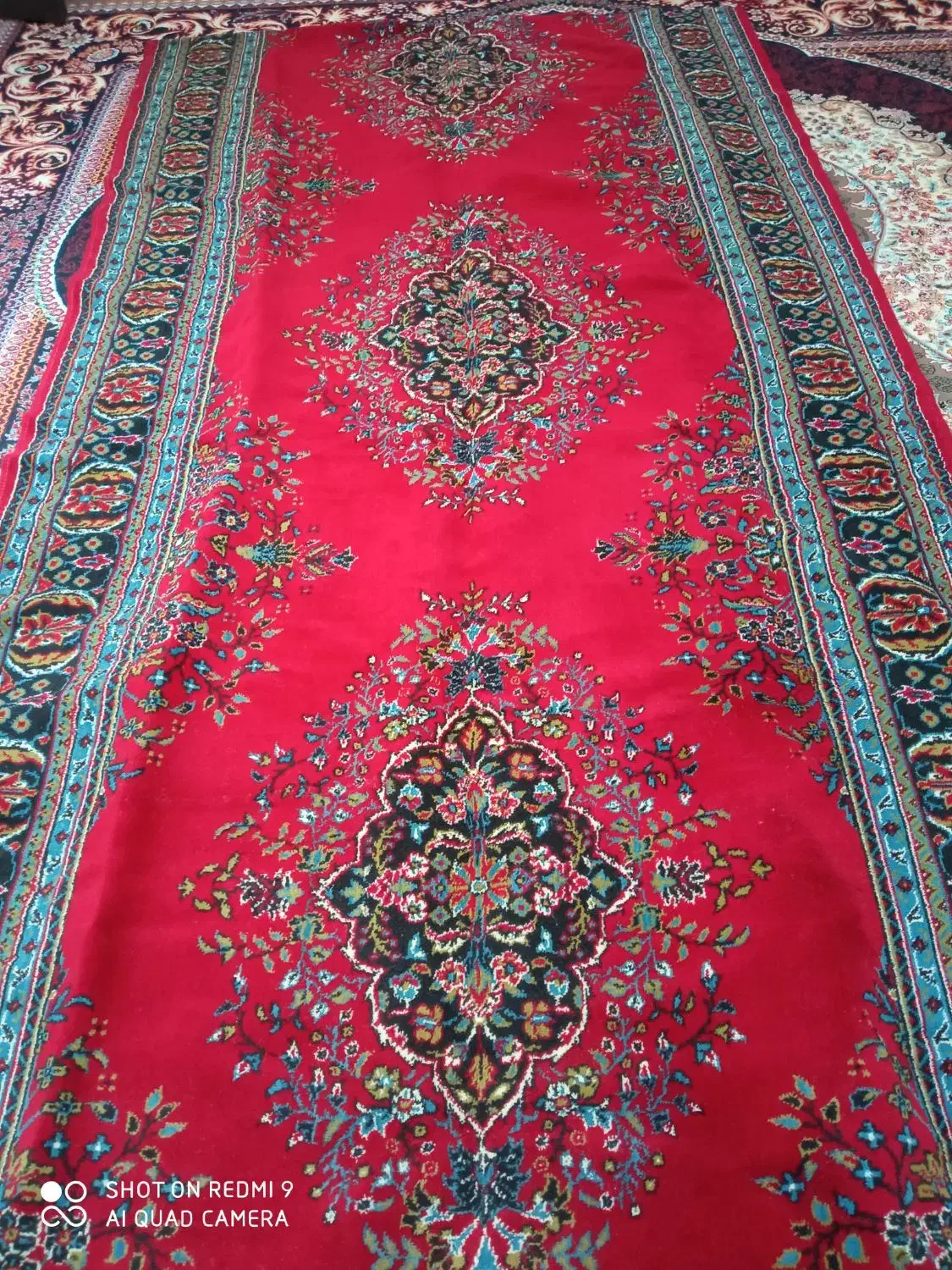 فروش کنار فرش سالم بدون سوختگی یا پارگی|فرش|مهاباد (آذربایجان غربی), |دیوار