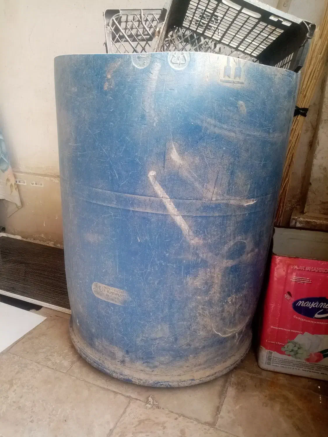 بشکه پلاستیکی|مصالح و تجهیزات ساختمان|دورود, |دیوار