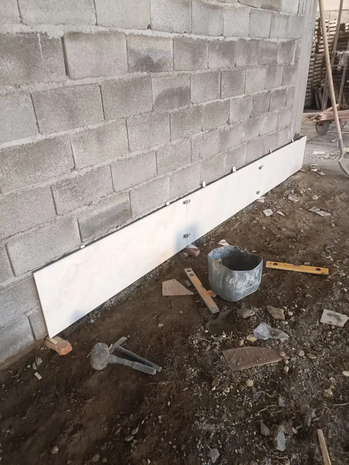 کاشیکاری و سرامیک پله موزاییک حیاط|خدمات پیشه و مهارت|میاندوآب, |دیوار