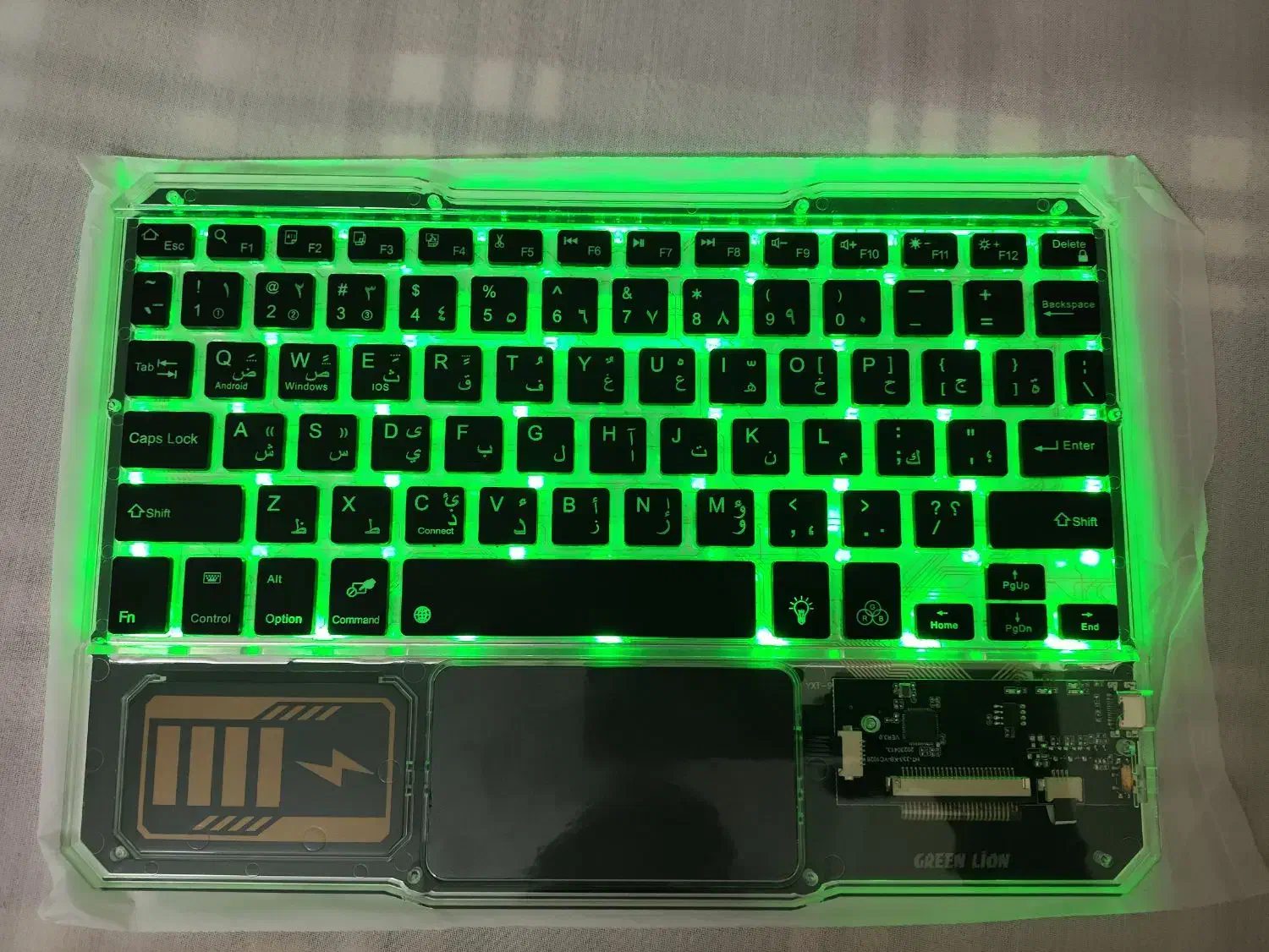 کیبورد rgb تبلت گوشی موبایل آیپد pc اندروید بیسیم|لوازم جانبی موبایل و تبلت|تهران, مینیسیتی (شهرک نفت)|دیوار