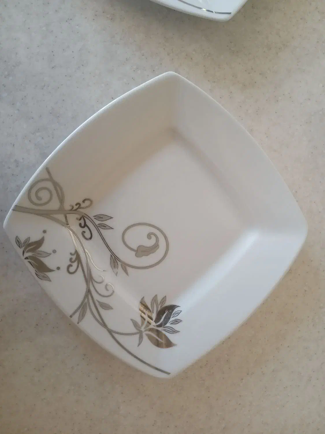 بشقاب شیرینی خوری مربع|ظروف سرو و پذیرایی|یزد, |دیوار