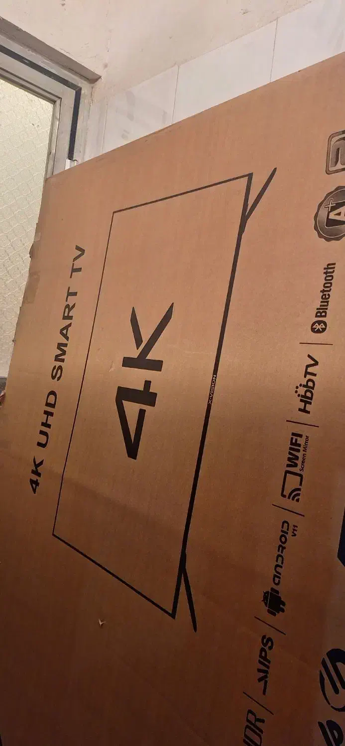 کارتن تلوزیون ۶۵ اینچ|تلویزیون و پروژکتور|تهران, جوادیه|دیوار