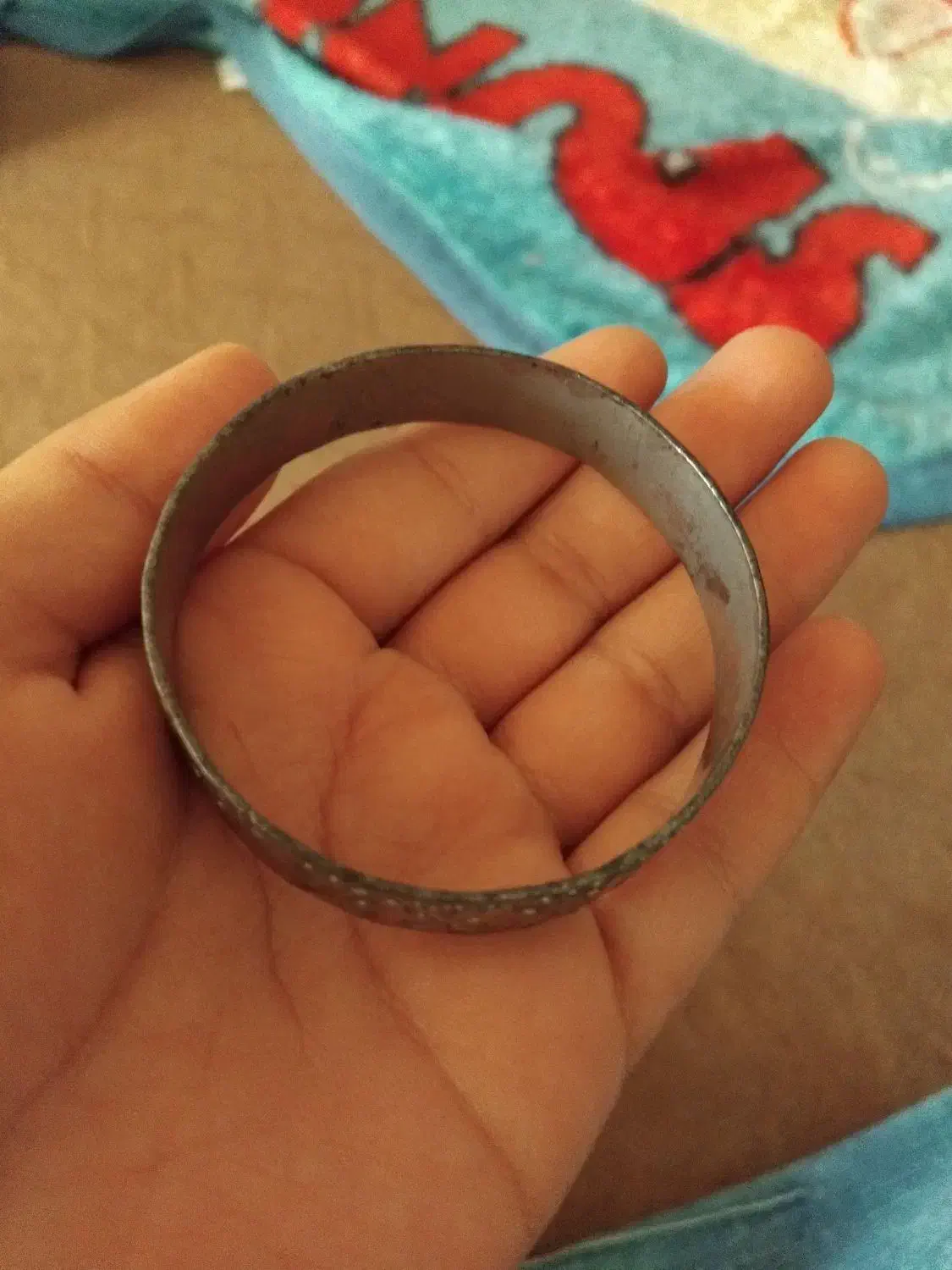 النگو با لعاب نقره ۱۰۰ سال پیش|کلکسیون اشیاء عتیقه|ینقاق, |دیوار