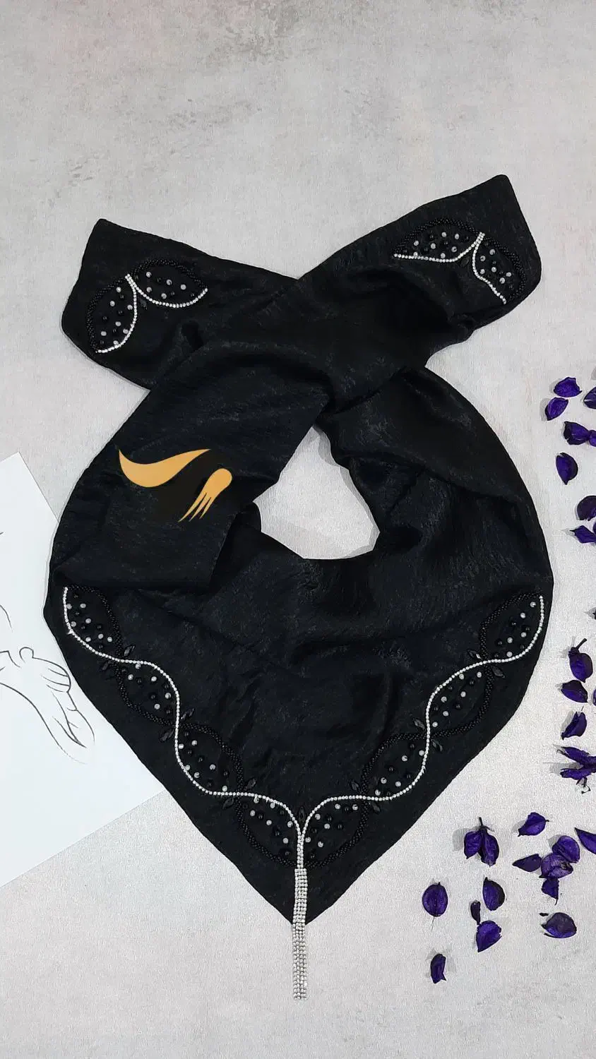 شال و روسری جواهر دوزی|لباس|وحدتیه, |دیوار