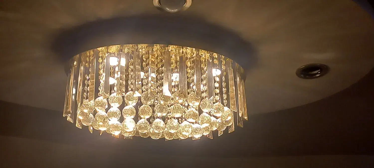 لوستر|لوستر و چراغ آویز|رشت, شهرک پردیسان|دیوار