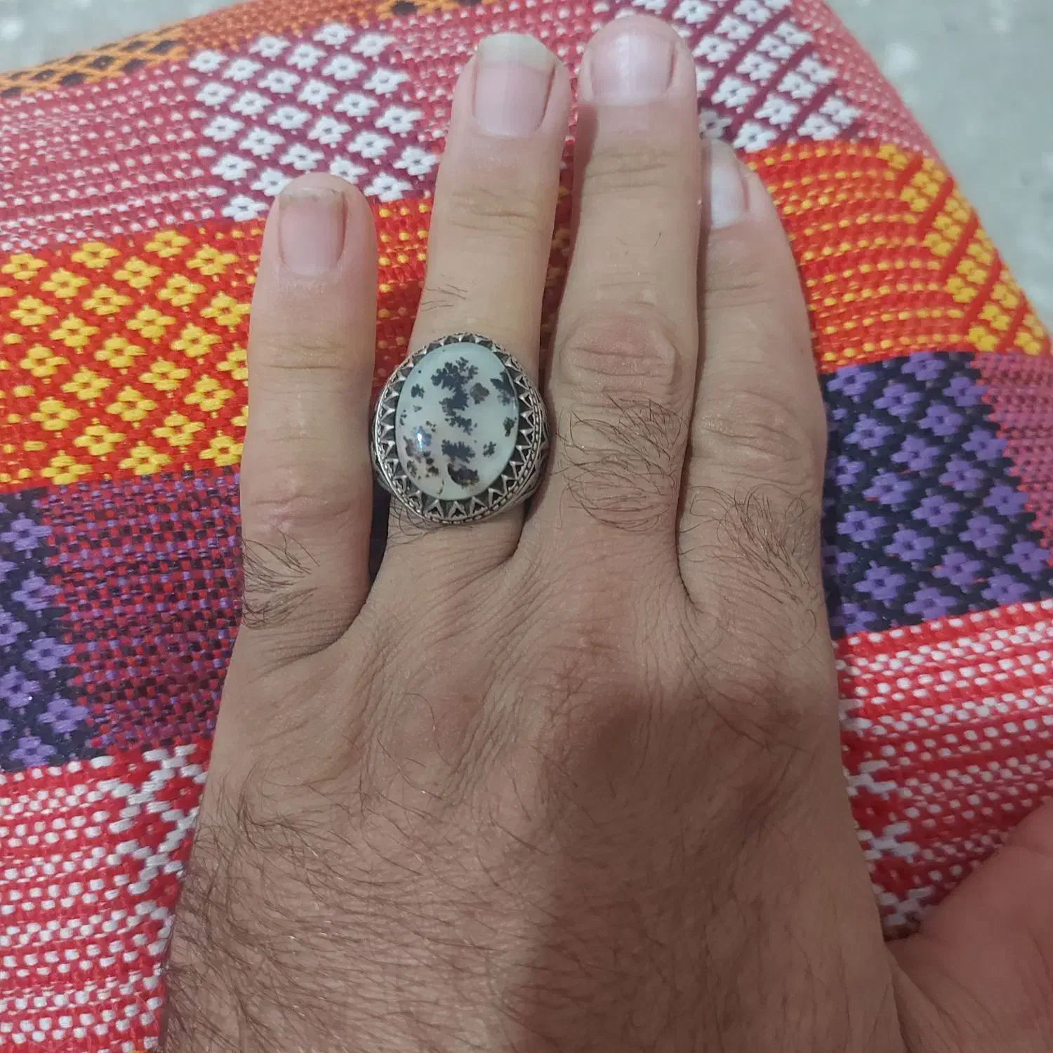 انگشتر نقره شجر. ۹۲۵|جواهرات|تهران, شهرک صادقیه|دیوار