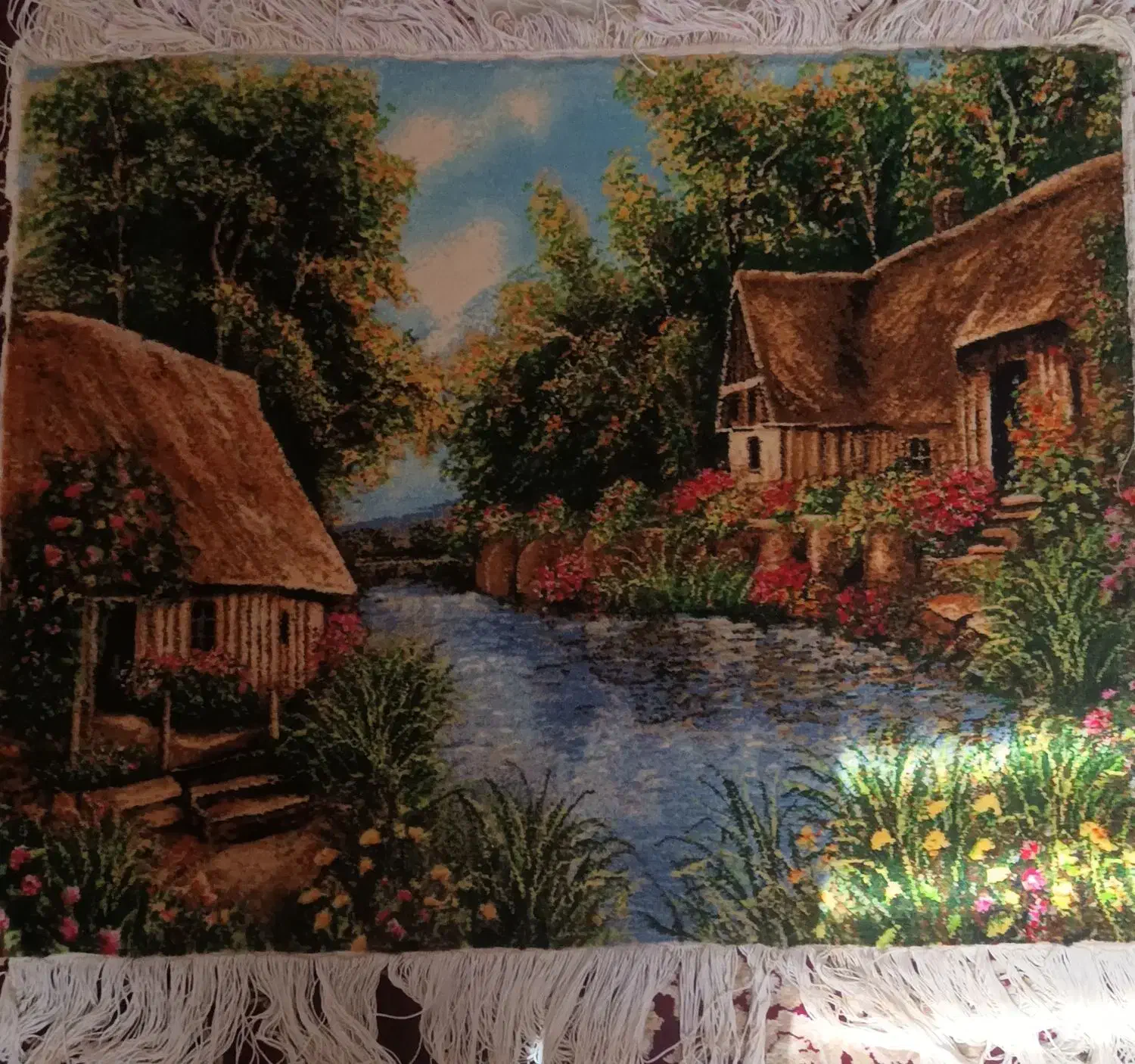 تابلو فرش دستباف بافت نو۸۰۰۰۰۰۰میلیون تومن|تابلو فرش|گرمی, |دیوار