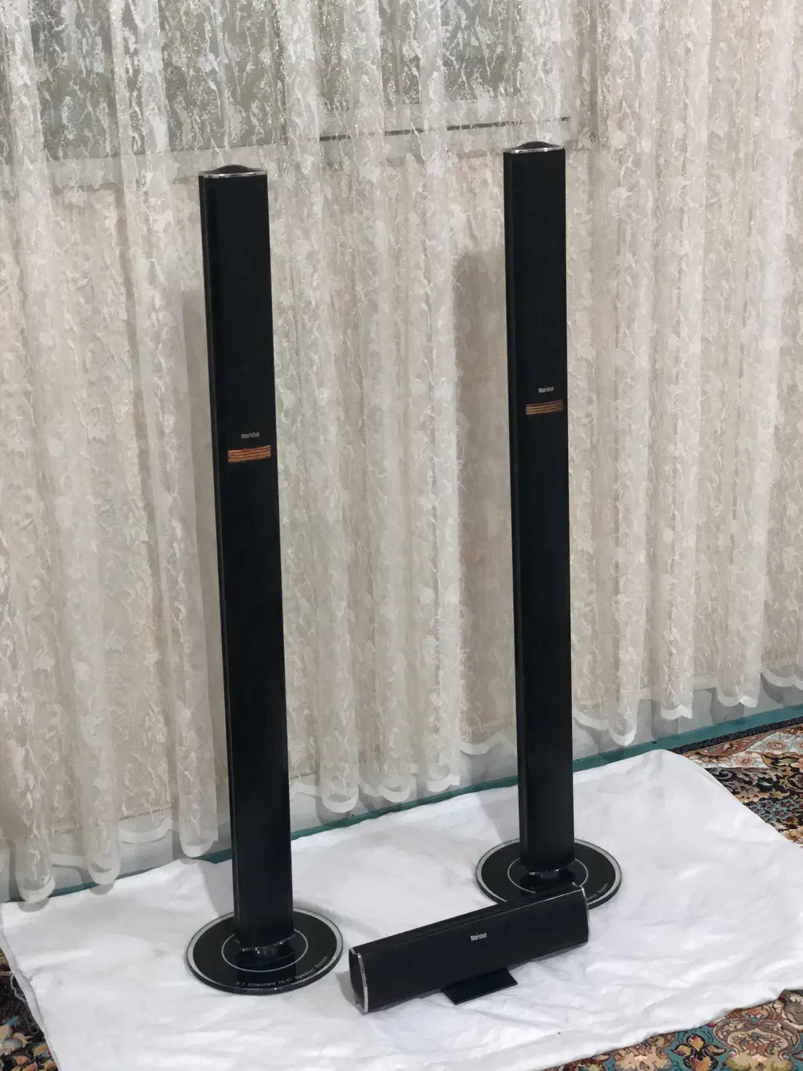 اسپیکر باند بلندگو مارشال باکیفیت درحد نو|سیستم صوتی خانگی|مشهد, توس (بلوار توس)|دیوار