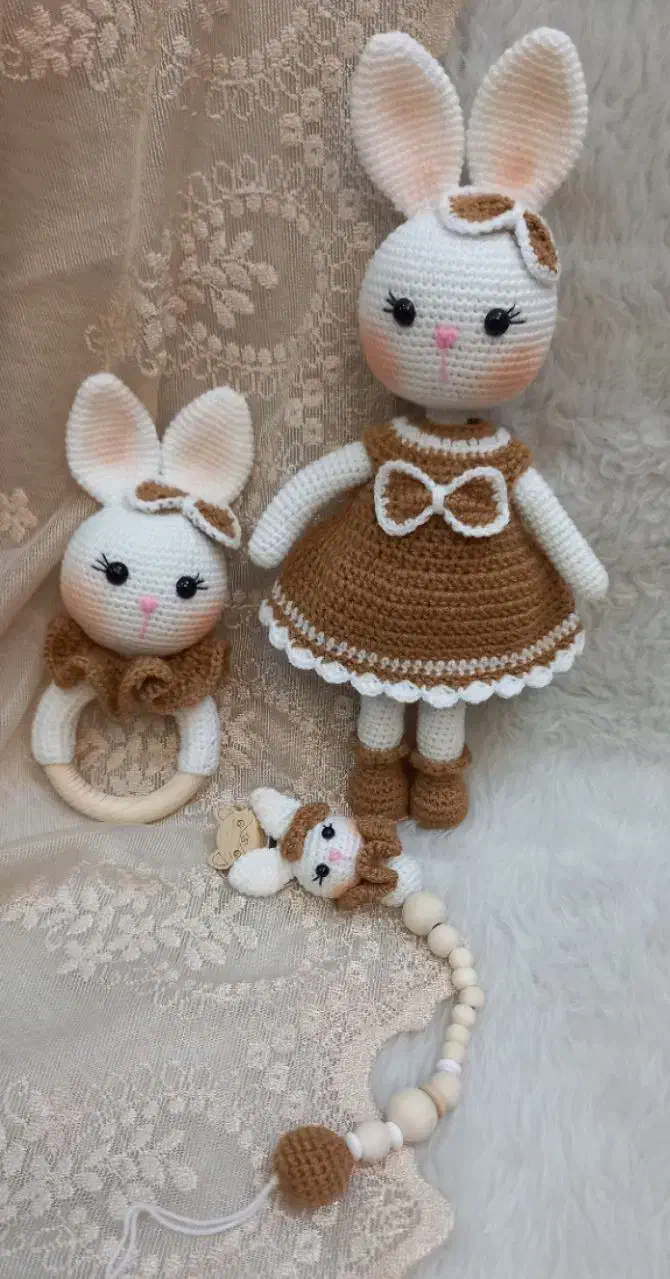 ست سیسمونی دست بافت|اسباب و اثاث بچه|پاکدشت, پاکدشت (مامازند)|دیوار