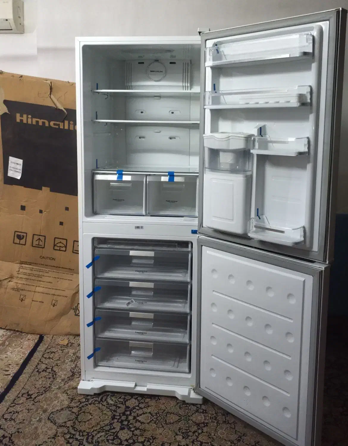 یخچال فریزرکمبی هیمالیاهوشمندآکبندباکارتن|یخچال و فریزر|ساری, |دیوار