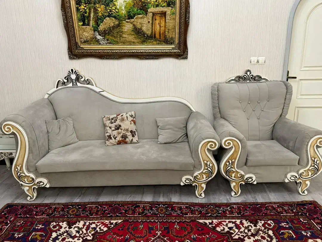 فروش دودست مبل راحتی|مبلمان خانگی و میز عسلی|میانه, |دیوار