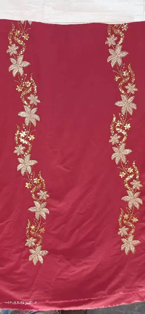 پارچه ملیله دوزی شده|لباس|کارون, |دیوار