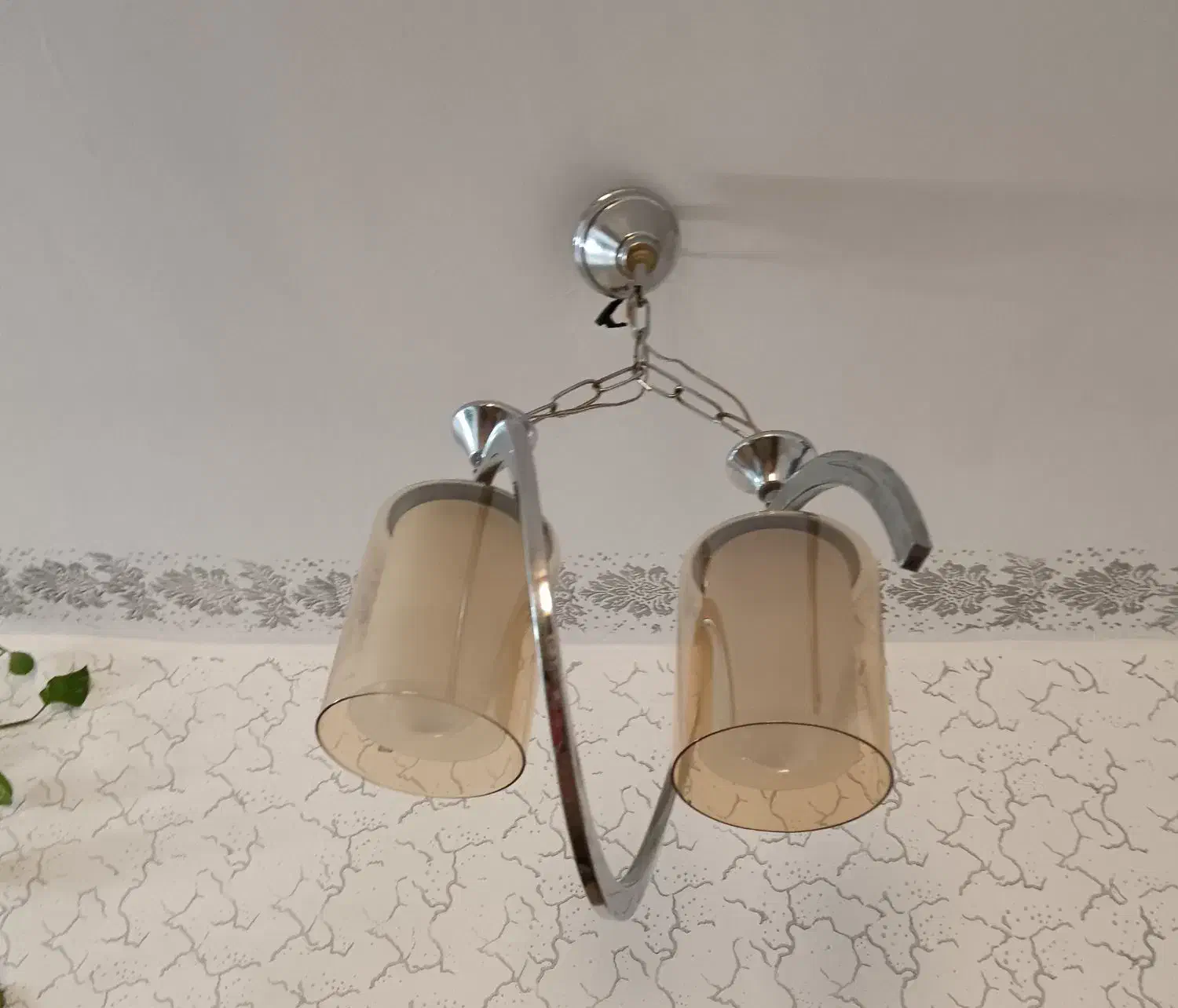 لوستر سه تایی و دو تایی استیل کاملا نو|لوستر و چراغ آویز|هشتگرد, شهرک ریحانه|دیوار