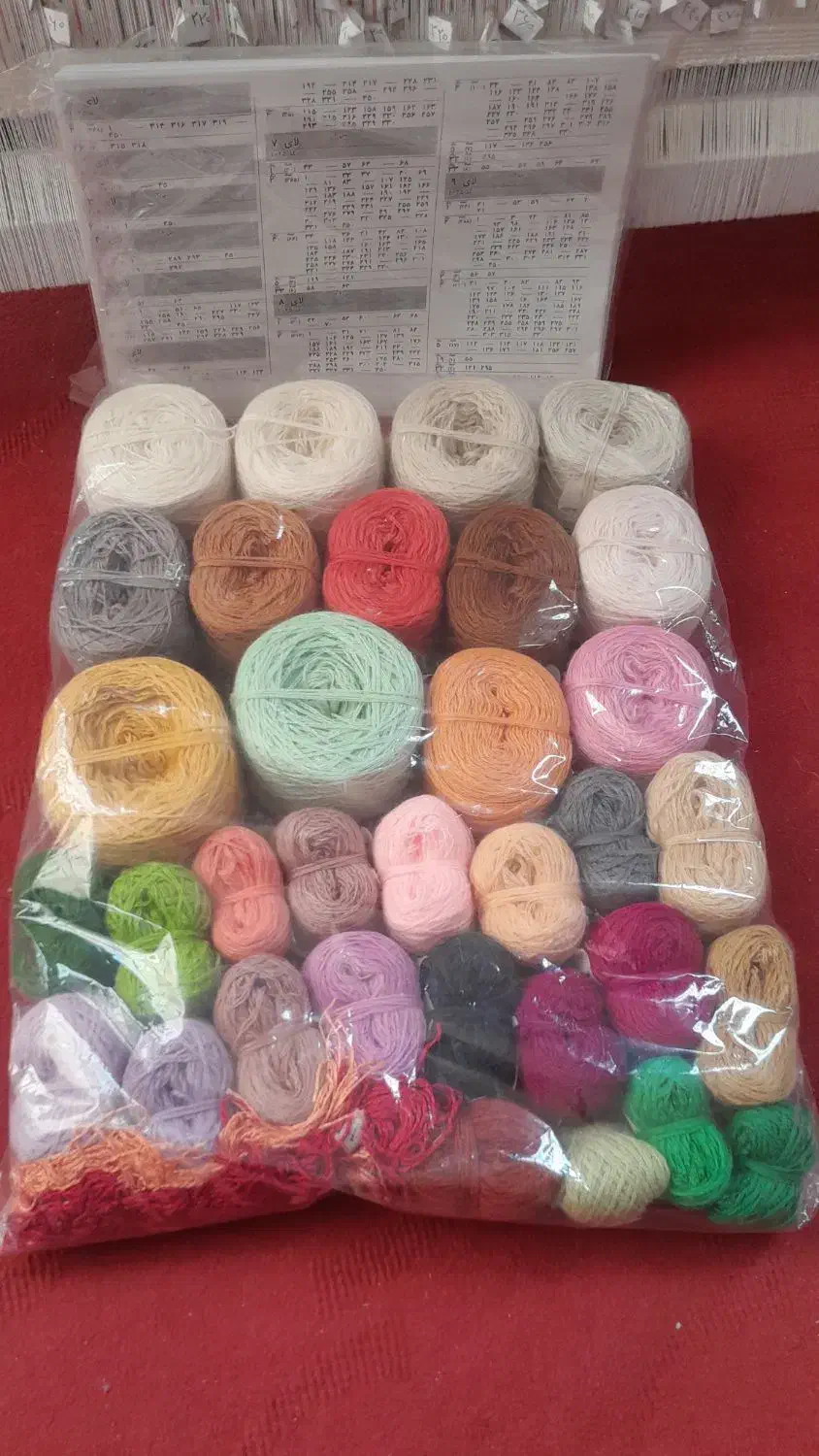 تابلو فرش به همراه نخ و نقشه|تابلو فرش|خرم‌آباد, |دیوار