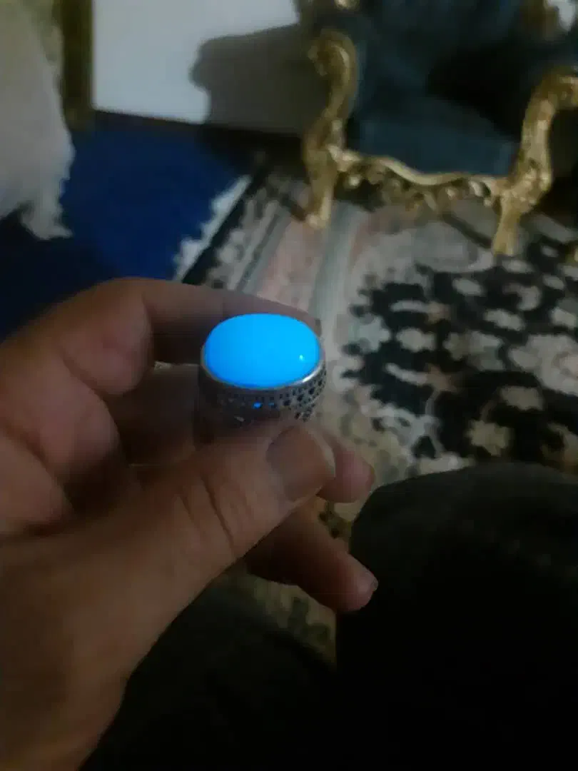 گوهرشب چراغ رنگ ابی اسمانی کیماب|جواهرات|دورود, |دیوار