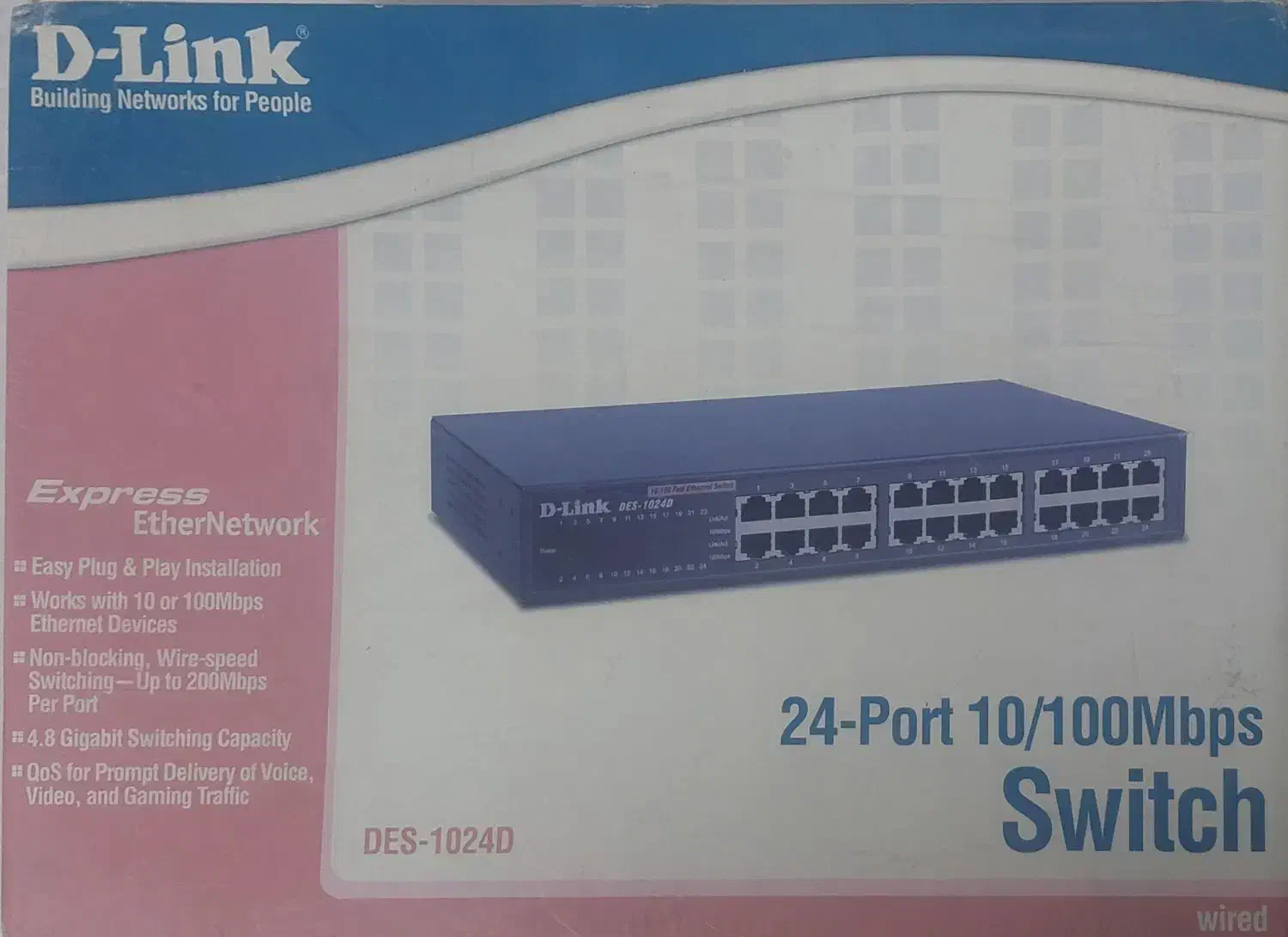 هاب سوئیچ D link 24 port|مودم و تجهیزات شبکه|سبزوار, گلشن|دیوار