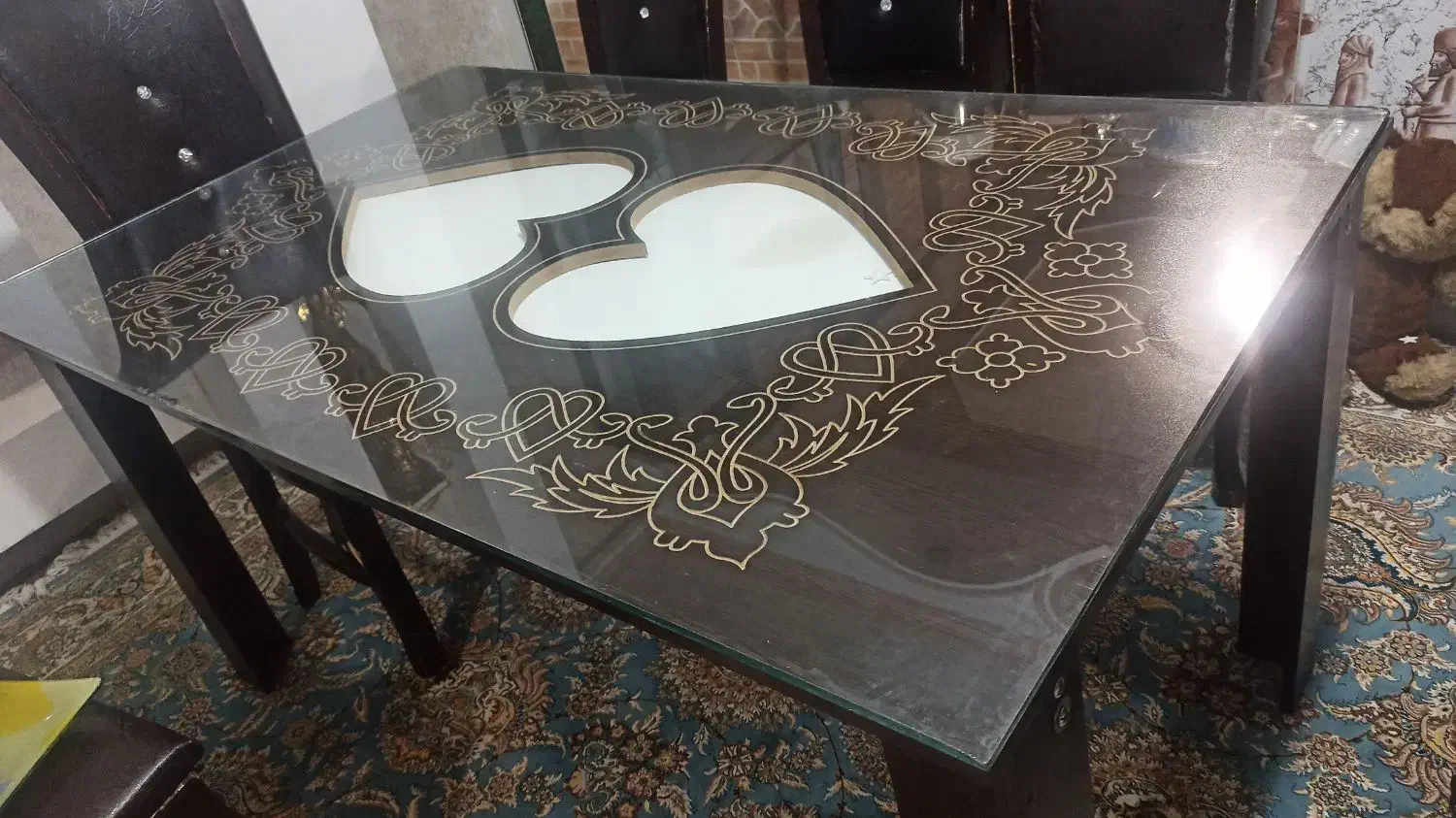 میز نهارخوری|میز و صندلی غذاخوری|الشتر, |دیوار