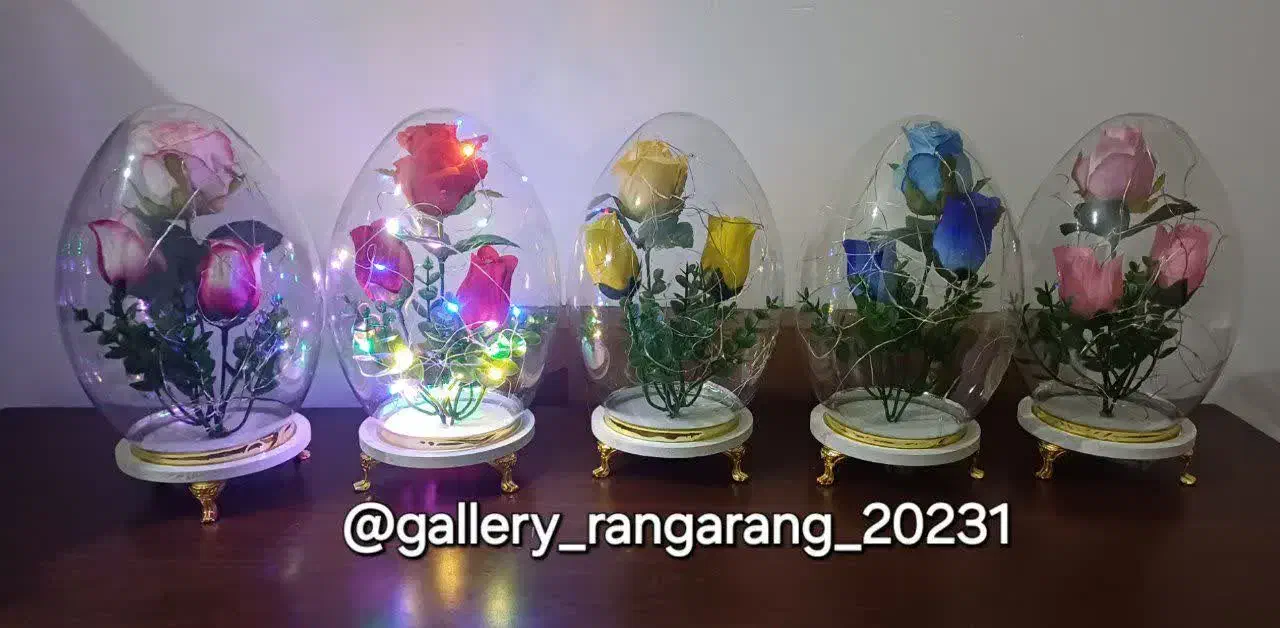 شیشه گل عروسک پدرزن مردمادرولنتاین کادرتولدهدیه رز|گل مصنوعی|مشهد, کوی دروی|دیوار