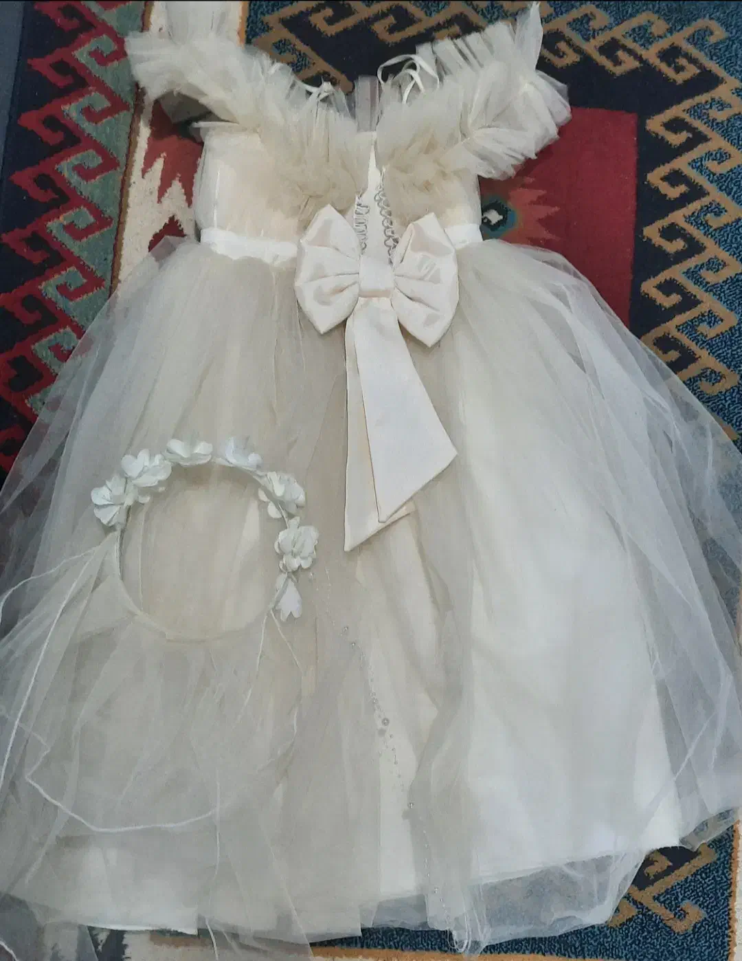 لباس عروس دخترانه|لباس|قزوین, |دیوار