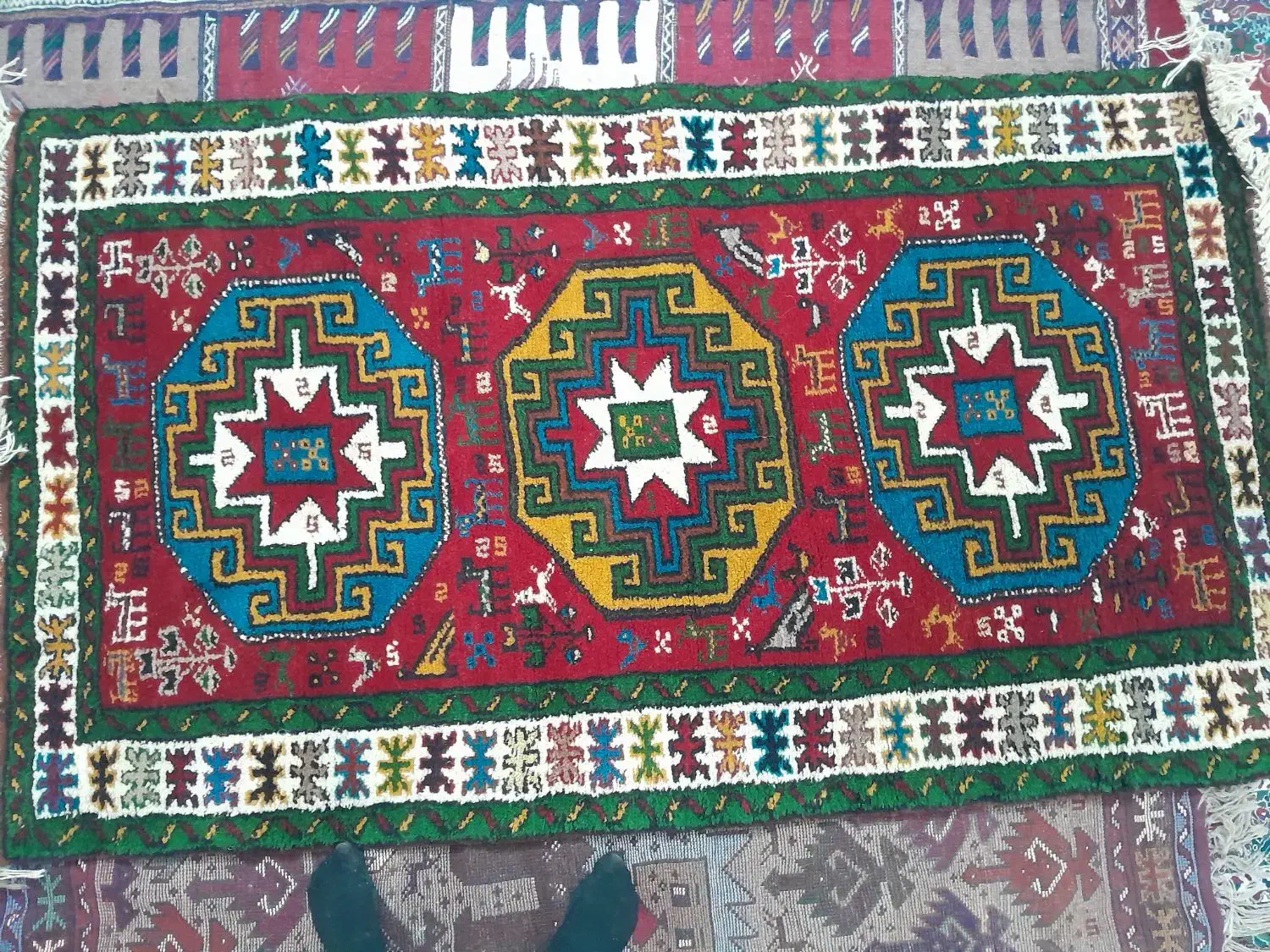 قالی دست باف نو|فرش|شیروان (خراسان), |دیوار