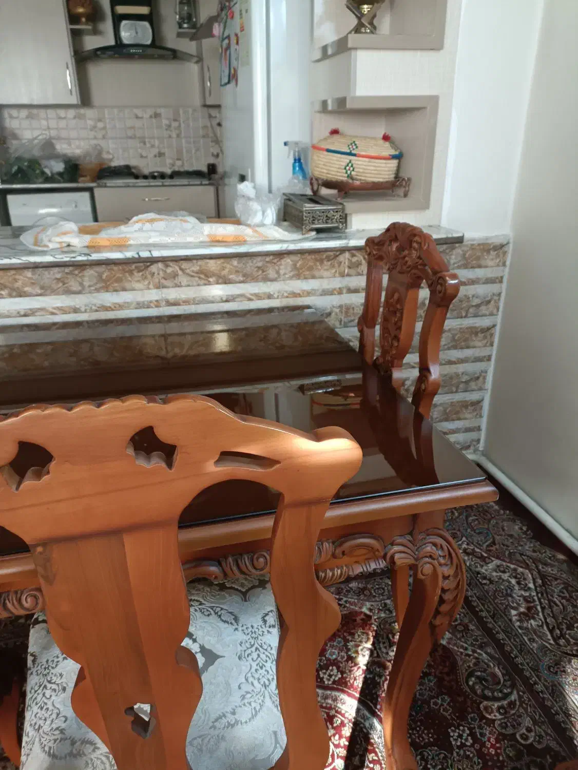 میز ۶نفره و صندلی|میز و صندلی غذاخوری|فردیس, قریشی|دیوار