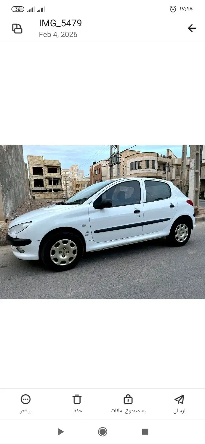 ماشین 206 نونو|خودرو کلاسیک|یزد, |دیوار