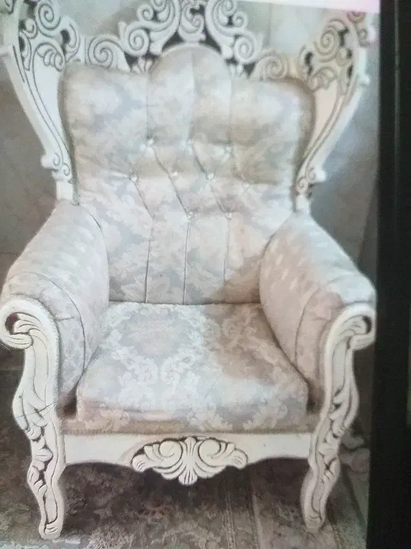 مبل ۷نفره چوبی|مبلمان خانگی و میز عسلی|نسیم‌شهر, |دیوار