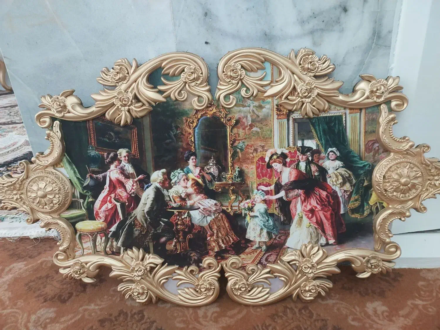 دوعدد تابلوسالم|تابلو فرش|نظرآباد, نظرآباد|دیوار