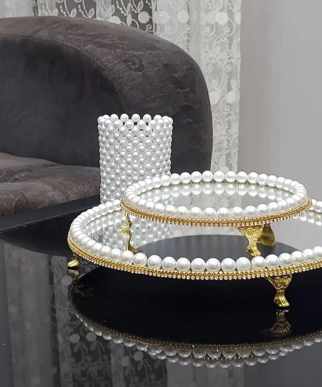 سینی مجلسی حلقه عقد|صنایع دستی و سایر لوازم تزئینی|نسیمشهر, |دیوار