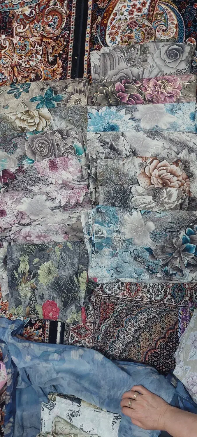 پارچه چادری نو ۵۰۰ هزار|لباس|باغستان, |دیوار