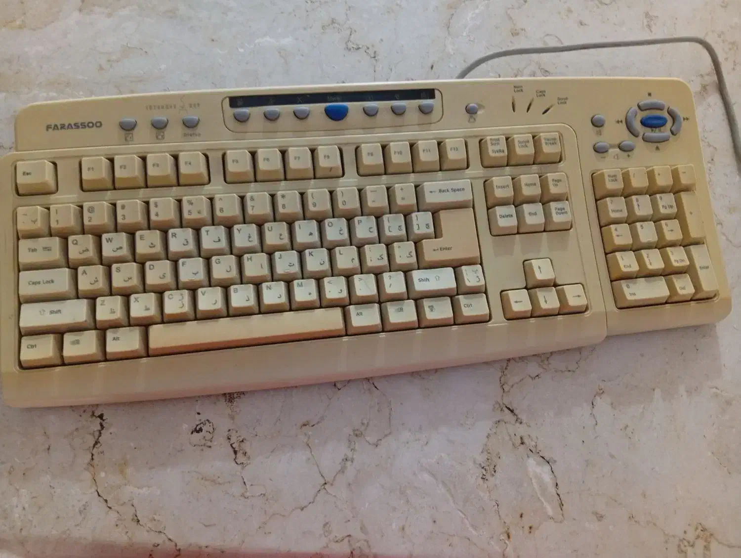 کیبورد قدیمی و سالم|قطعات و لوازم جانبی رایانه|تبریز, |دیوار