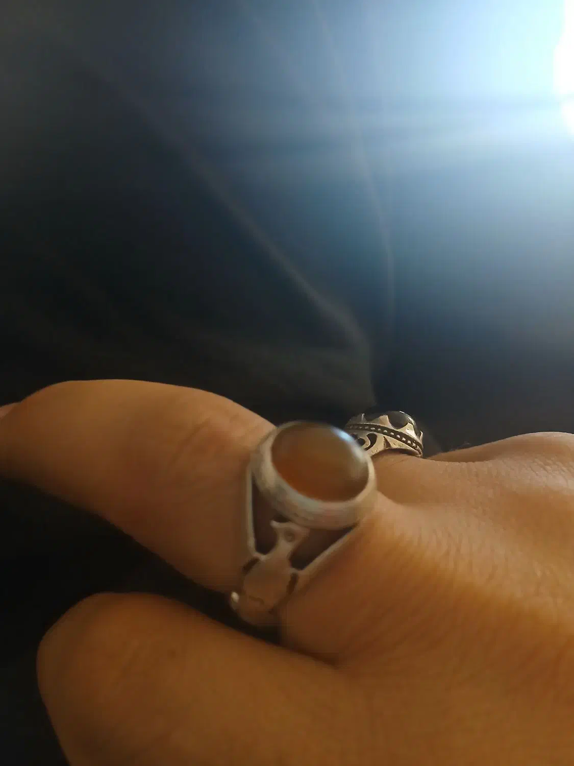 انگشتر قدیمی ژیر خاکی|جواهرات|نورآباد, |دیوار