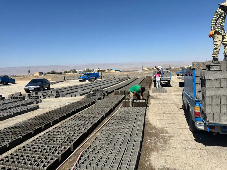 بلوکه سیمانی بلوک دیواری و تیغه بولوکه سیمانی|مصالح و تجهیزات ساختمان|گلبهار, نوبهار|دیوار