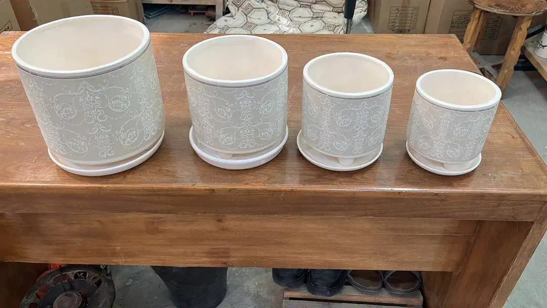 گلدان سرامیکی لوکس خاص با کیفیت|گل و گیاه طبیعی|تهران, افسریه جنوبی|دیوار