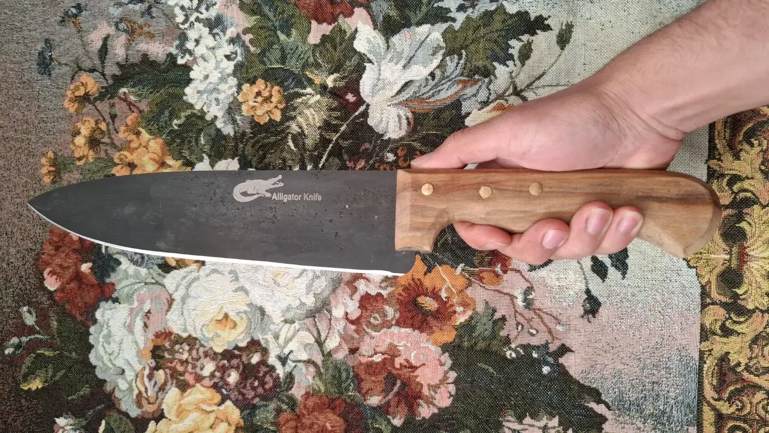 چاقوی بزرگ دست ساز|ظروف پخت‌وپز|لنجان, |دیوار