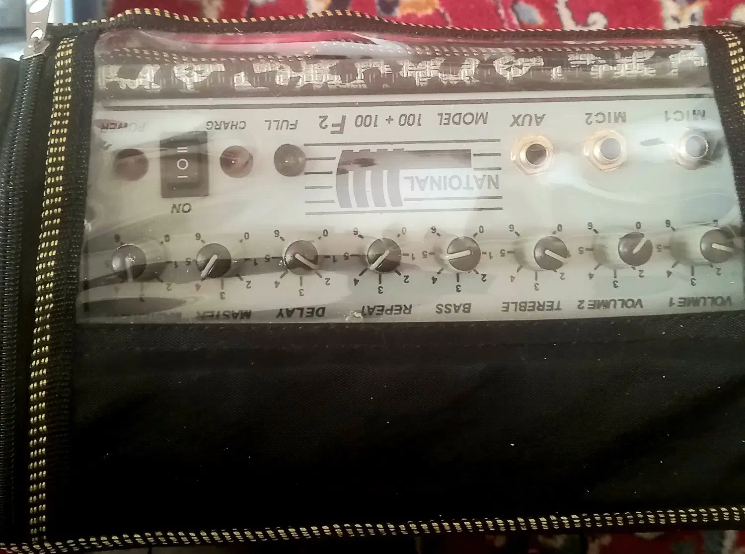 اکو شارژی مدل national + همراه با میکروفن بی سیم|پخش‌کننده همراه|بابل, |دیوار